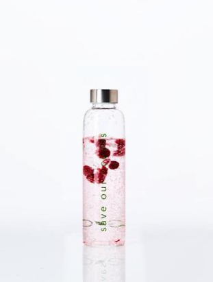 Image Title GLASS IS GREENER + CARRY COVER - 570 ML - BIRD PRINT